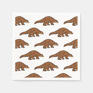 Serviette En Papier Dessin de Pangolin