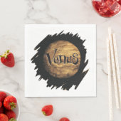 Serviette En Papier Dessin d'encre de Vénus (En situation)