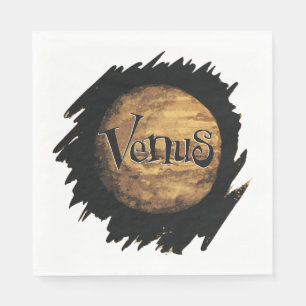 Serviette En Papier Dessin d'encre de Vénus