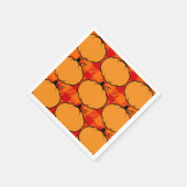 Serviette En Papier Dessin du Citrouille de Thanksgiving (Coin)