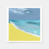 Serviette En Papier Dessin numérique d'été doux (Devant)