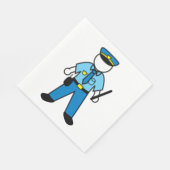 Serviette En Papier Dessin policier Agent amusant application de la lo (Coin)