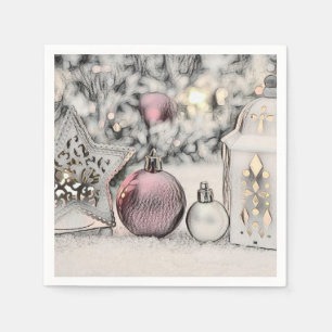 Serviette En Papier Dessins d'ornements de Noël vintage
