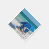 Serviette En Papier Destin Florida Chaises Et Papier Parapluie Napkin (Coin)