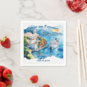 Serviette En Papier Destination Croisière de la partie de retraite Grè (En situation)