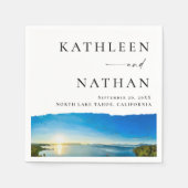 Serviette En Papier Destination North Lake Tahoe (Devant)