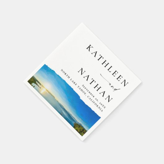 Serviette En Papier Destination North Lake Tahoe (Coin)