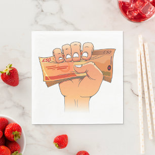 Serviette En Papier Détenir de l'argent