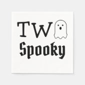 Serviette En Papier Deux 2ème anniversaire Éffrayant (Devant)