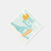 Serviette En Papier Deux à la plage Fête d'anniversaire 2ème anniversa (Coin)