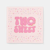 SERVIETTE EN PAPIER DEUX AMIS SUCRÉS - 2E AMI D'ANNIVERSAIRE (Devant)