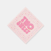 SERVIETTE EN PAPIER DEUX AMIS SUCRÉS - 2E AMI D'ANNIVERSAIRE (Coin)