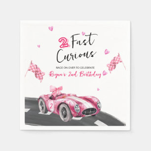 Serviette En Papier Deux Anniversaires Rapides Curieux