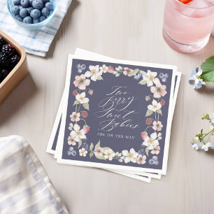 Serviette En Papier Deux Berry Sweet Babies Wild Berry & Flowers Douch