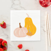 Serviette En Papier Deux Citrouilles