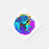 Serviette En Papier Deux femmes (Coin)