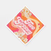 Serviette En Papier Deux filles colorées Super Anniversaire (Coin)
