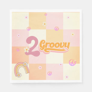 Serviette En Papier Deux filles Super Papier d'anniversaire Napkin
