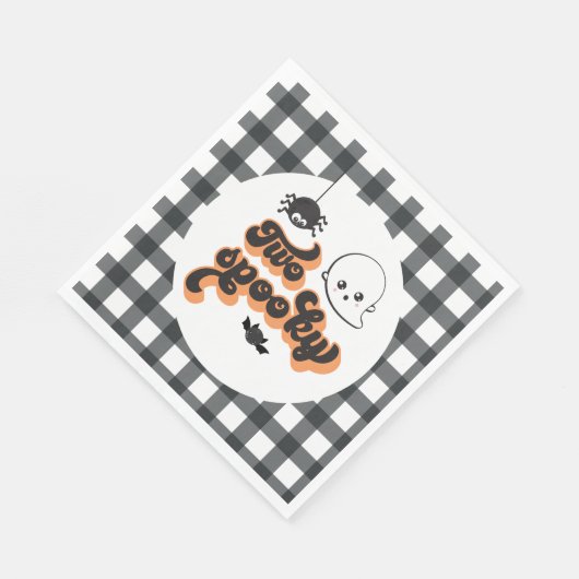 Serviette En Papier Deux Halloween Éffrayant 2e anniversaire (Coin)