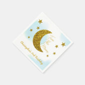 Serviette En Papier Deux La Lune 2e Anniversaire (Coin)