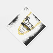 Serviette En Papier DEUX LEGIT À QUITTER 2e Anniversaire (Coin)