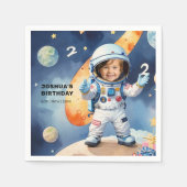 Serviette En Papier Deux lune fête d'anniversaire 2 (Devant)