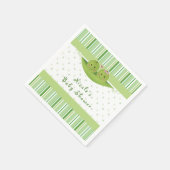 Serviette En Papier Deux petits pois dans Pod Twins Baby shower Party (Coin)