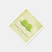 Serviette En Papier Deux pois dans un pod Papier Napkin Baby shower ju (Coin)