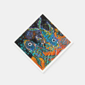 Serviette En Papier Deux poissons Naples (Coin)