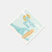 Serviette En Papier Deux Sea Surf Beach 2 Anniversaire serviettes (Coin)