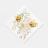 Serviette En Papier Deux serviettes d'abeilles (Coin)