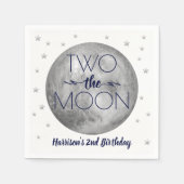 Serviette En Papier Deux serviettes de la lune 2e anniversaire (Devant)