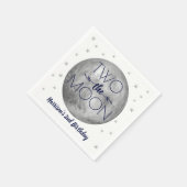 Serviette En Papier Deux serviettes de la lune 2e anniversaire (Coin)