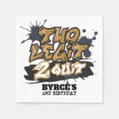 Serviette En Papier Deux serviettes Legto Quit Anniversaire (Devant)