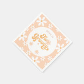 Serviette En Papier Deux Super Boho Arch 2e Invitation anniversaire (Coin)