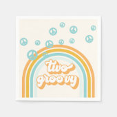 Serviette En Papier DEUX Super Retro Boy 2E Anniversaire (Devant)