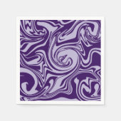 Serviette En Papier Déversement - Violet (Devant)