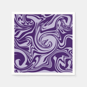 Serviette En Papier Déversement - Violet