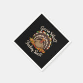 Serviette En Papier Devinez quoi Fessier de dinde Drôle Action de grâc (Coin)