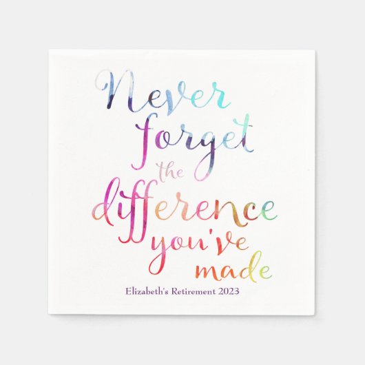 Serviette En Papier Devis d'amortissement (Devant)