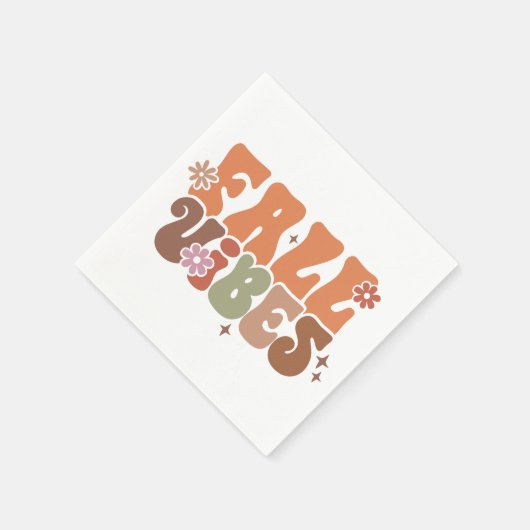 Serviette En Papier Devis d'automne (Coin)