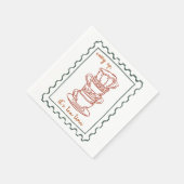 Serviette En Papier Devis d'automne (Coin)