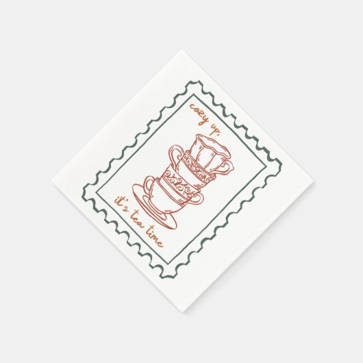 Serviette En Papier Devis d'automne (Coin)