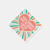 Serviette En Papier Devis du bureau du travail social inspiré (Coin)