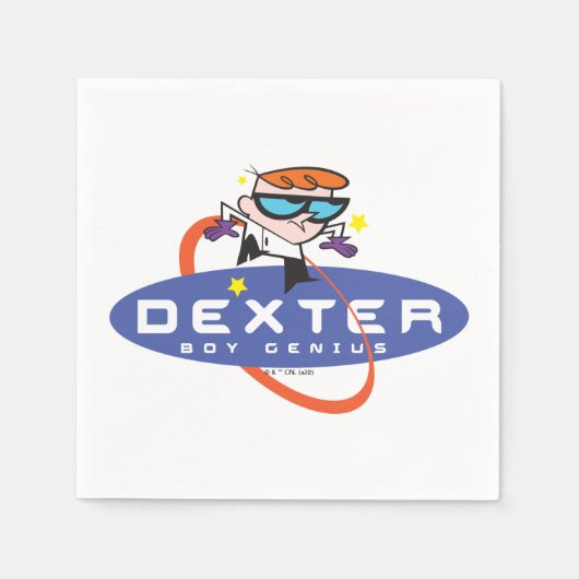 Serviette En Papier Dexter "Boy Genius" (Devant)