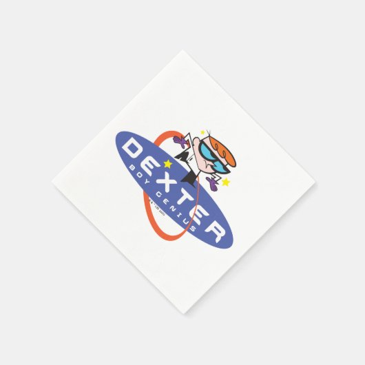 Serviette En Papier Dexter "Boy Genius" (Coin)