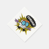Serviette En Papier Dexter "Eureka!" Halftone Callout Graphic (Coin)
