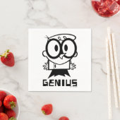 Serviette En Papier Dexter "Genius" - Graphique en bref (En situation)