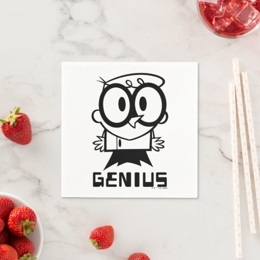 Serviette En Papier Dexter "Genius" - Graphique en bref (En situation)
