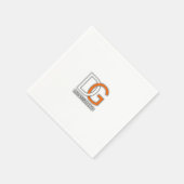Serviette En Papier DG Mastermind Cocktail Napkins (Coin)
